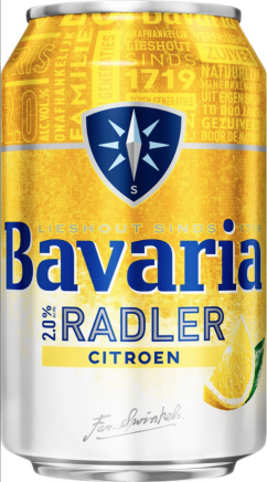 Prijs Blikje Van 0,33 Liter Bavaria Radler Lemon | Biernet.nl